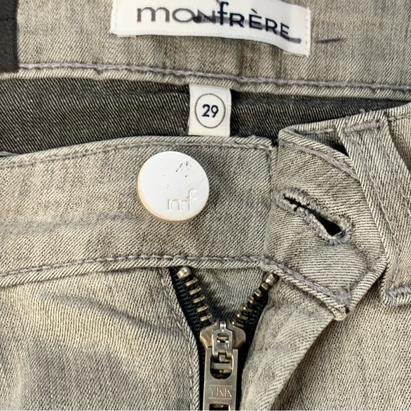 Monfrere Greyson Skinny Jeans in Grey - Picture 9 of 13